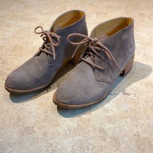 CLARKS - Suede Boots - size 8W